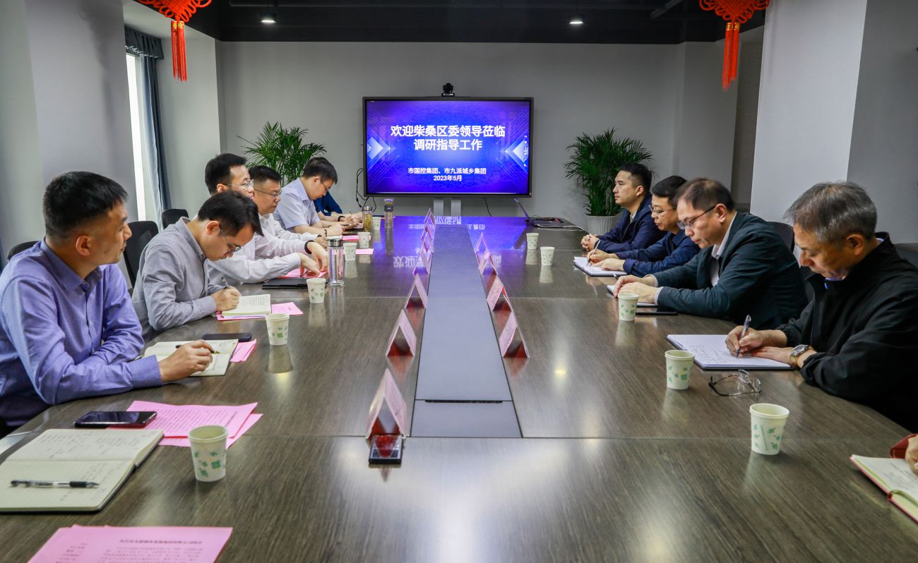 柴桑區(qū)委書記盛煒一行來訪市國控集團(tuán)、市九派城鄉(xiāng)發(fā)展集團(tuán)
