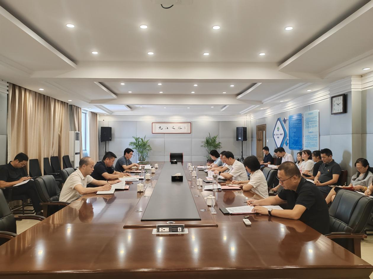 市國控集團黨委書記、董事長張志堅赴市文旅集團開展學習教育評估座談